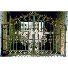 Hot Inmersed Galvanized Casting Iron Decorative / Security Main Entrance Gate